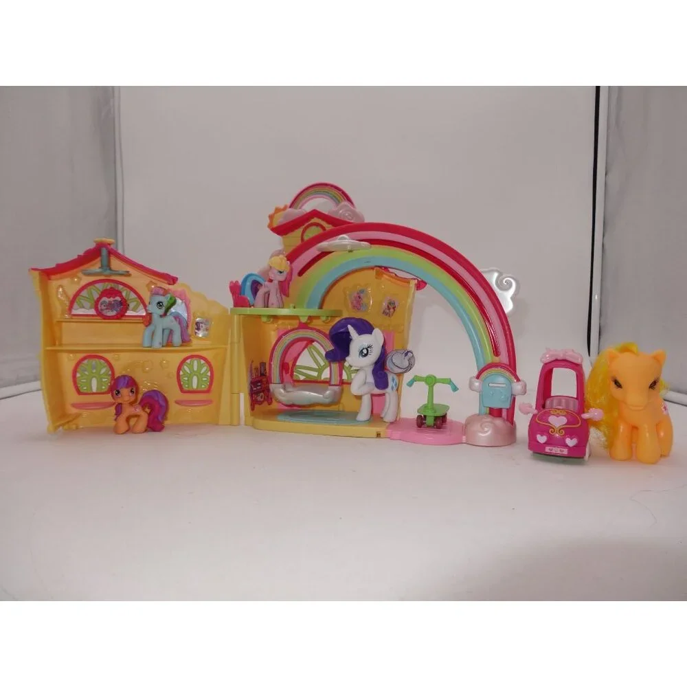 My Little Pony Rainbow Dash Playset and Pinkie‎ Pie Car My Little Pony's